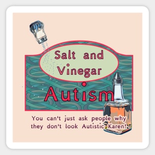 Salt and Vinegar Autism Sticker